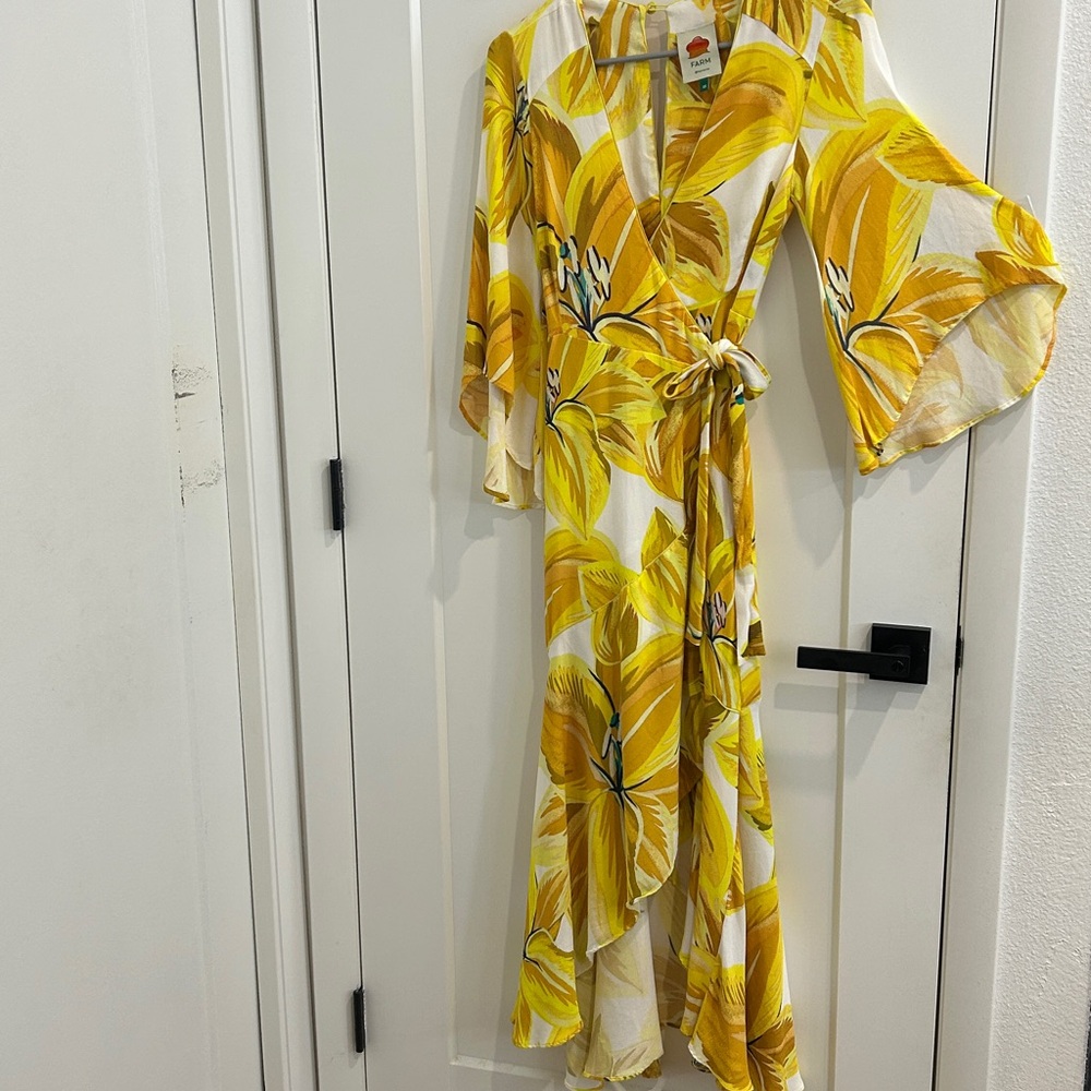 Farm Rio Azalea Wrap Dress | Size XS - Picture 7 of 16